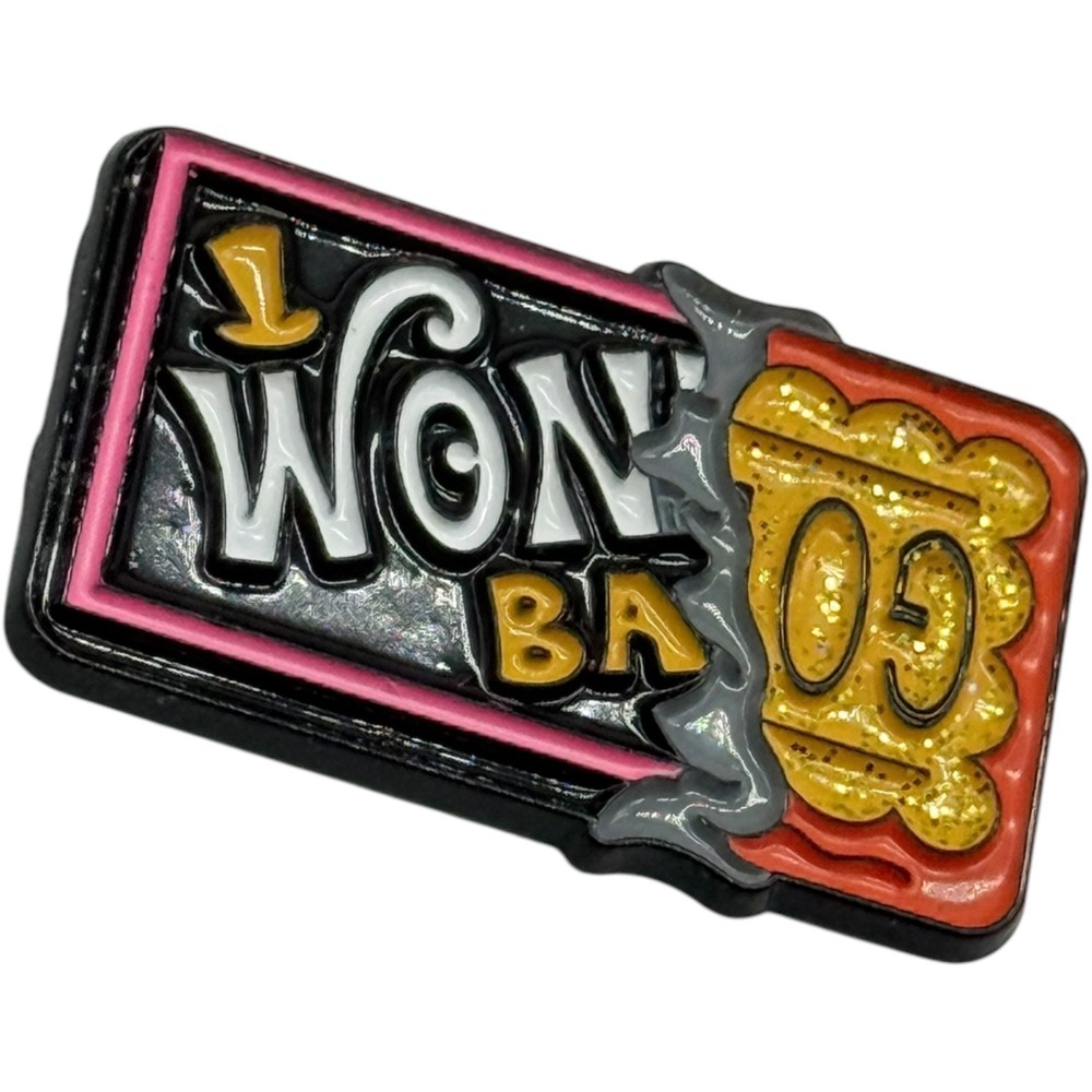 Willy Wonka Golden Ticket Pin Collectible Enamel‎ Lapel Pin Badge